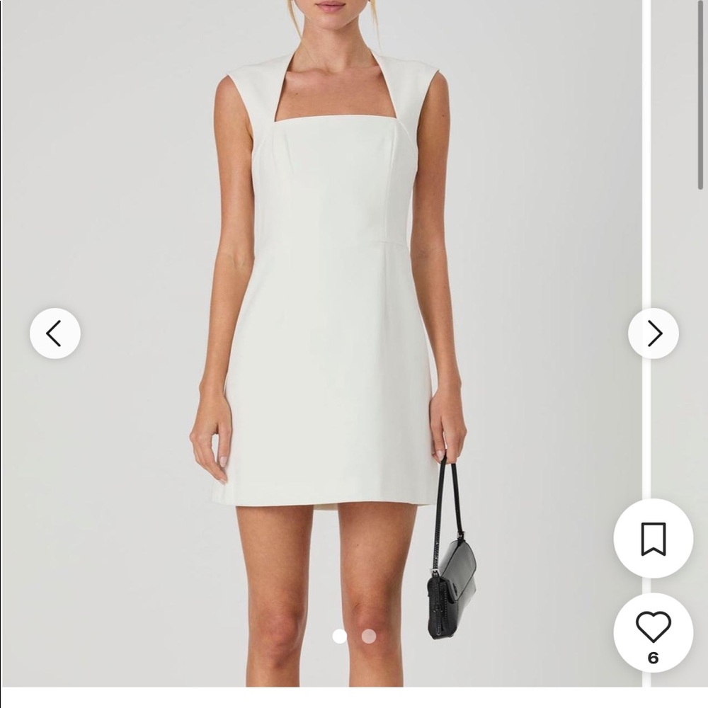 NWT French Connections White Mini Dress Size US 6